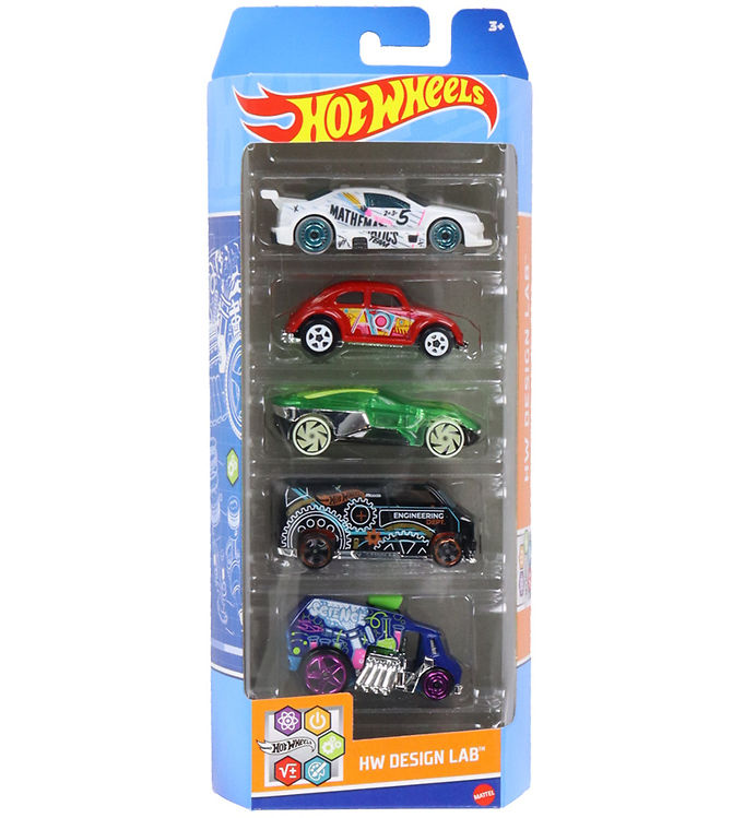 Hot Wheels Biler - 5-pak - HW Design Lab