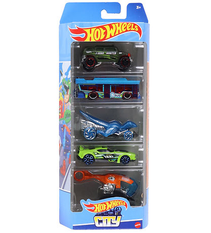Hot Wheels Biler - 5-pak - HW City