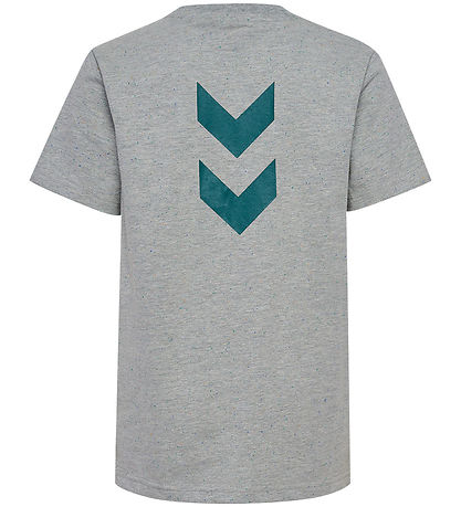 Hummel T-Shirt - hmlNipps - Light Grey Melange Hummel T-Shirt - hmlNipps - Light Grey Melange