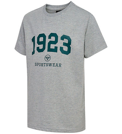 Hummel T-Shirt - hmlNipps - Light Grey Melange Hummel T-Shirt - hmlNipps - Light Grey Melange