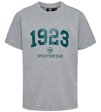 Hummel T-Shirt - hmlNipps - Light Grey Melange Hummel T-Shirt - hmlNipps - Light Grey Melange