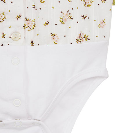 Hust and Claire Skjortebody l/æ - Bernadette - Sugar m. Blomster Hust and Claire Skjortebody l/æ - Bernadette - Sugar m. Blomster