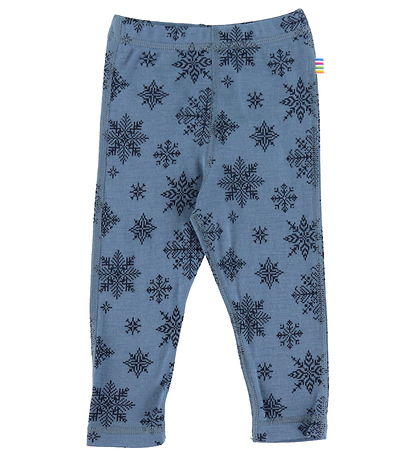 Joha Leggings - Uld - Blå Joha Leggings - Uld - Blå