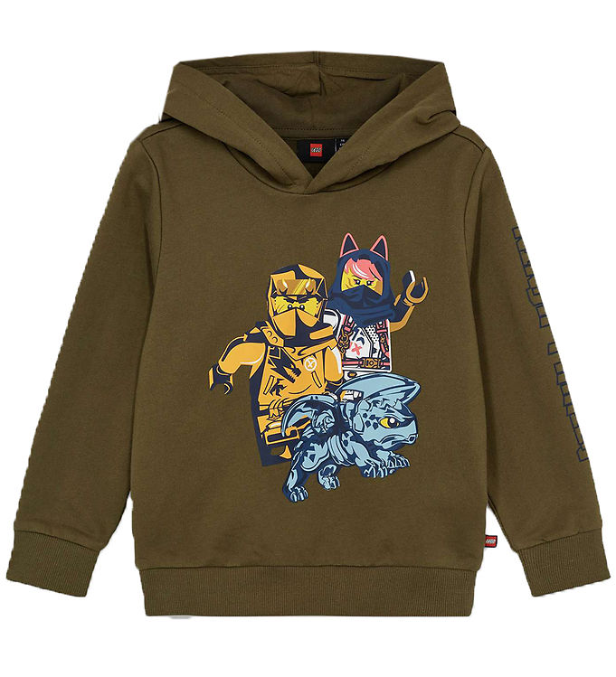 LEGO® Ninjago Hættetrøje - LWScout - Dark Khaki
