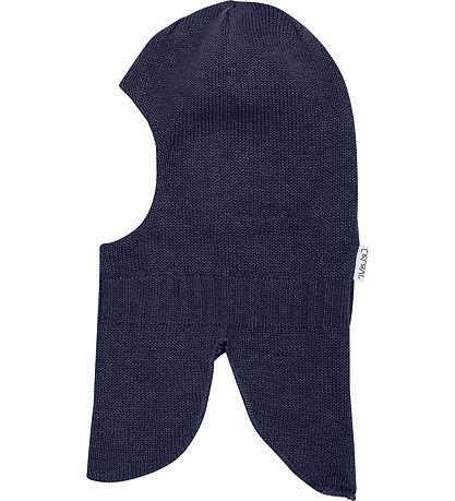 CeLaVi Elefanthue - Uld/Bomuld - 2-lags - Strik - Navy Melange