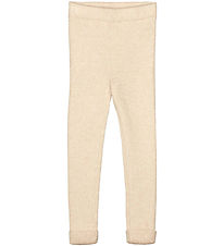 Fliink Leggings - Strik - Benna Rib - Sandshell Fliink Leggings - Strik - Benna Rib - Sandshell