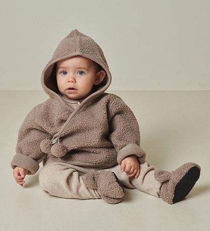 MarMar Fleecejakke - Teddy - Jojo - Moon Rock MarMar Fleecejakke - Teddy - Jojo - Moon Rock