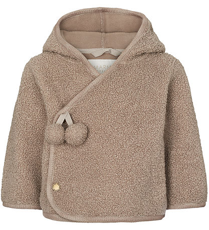 MarMar Fleecejakke - Teddy - Jojo - Moon Rock MarMar Fleecejakke - Teddy - Jojo - Moon Rock