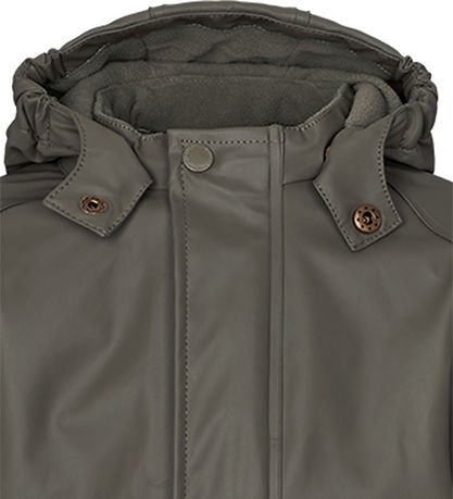 MarMar Regndragt m. Fleece - PU - Orion - Olive Leaf