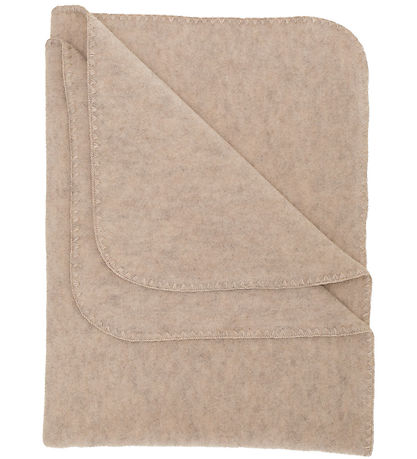 Engel Babytæppe - Uld - 100x82 cm - Sand Melange Engel Babytæppe - Uld - 100x82 cm - Sand Melange