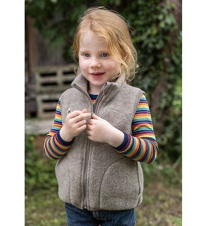 Engel Vest - Uld - Walnut Melange Engel Vest - Uld - Walnut Melange