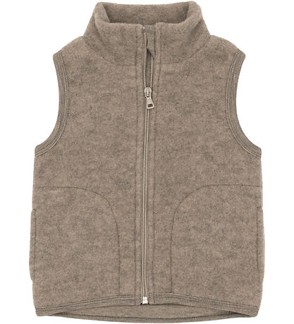 Engel Vest - Uld - Walnut Melange Engel Vest - Uld - Walnut Melange