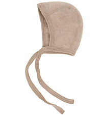 Engel Babyhjelm - Uld - Sand Melange Engel Babyhjelm - Uld - Sand Melange