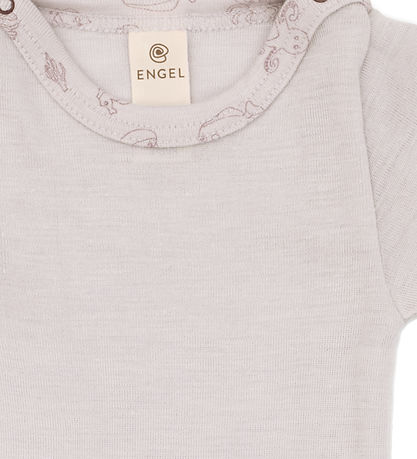 Engel Bodysuit k/æ - Wool/Silk - Magnolia