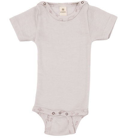 Engel Bodysuit k/æ - Wool/Silk - Magnolia