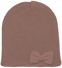 Racing Kids Hue - Uld/Bomuld - Rose Brown m. Sløjfe Racing Kids Hue - Uld/Bomuld - Rose Brown m. Sløjfe