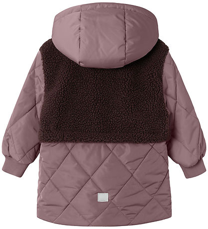 Name It Dynejakke m. Teddyfleece - NmfMika - Grape Shake Name It Dynejakke m. Teddyfleece - NmfMika - Grape Shake