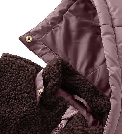 Name It Dynejakke m. Teddyfleece - NmfMika - Grape Shake Name It Dynejakke m. Teddyfleece - NmfMika - Grape Shake