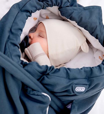 Voksi Kørepose - Carry - 76/108 cm - Poppy Blue/Wings Voksi Kørepose - Carry - 76/108 cm - Poppy Blue/Wings