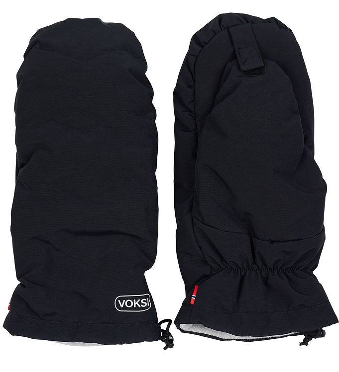 Voksi Barnevognshandsker – Black/Light Grey