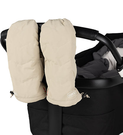 Gants de Poussette Voksi - Coquillage Sable/Light Grey Gants de Poussette Voksi - Coquillage Sable/Light Grey