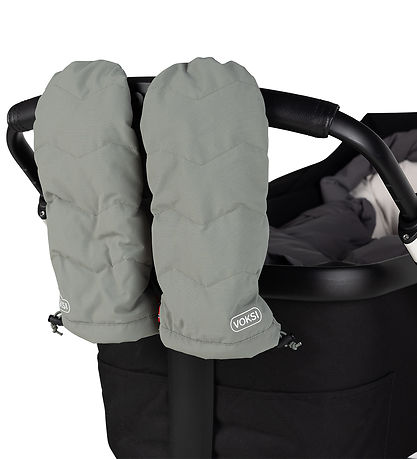 Voksi Barnevognshandsker - Meadow Green/Light Grey Voksi Barnevognshandsker - Meadow Green/Light Grey