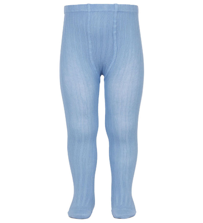 Condor Strømpebukser - Rib - Blå