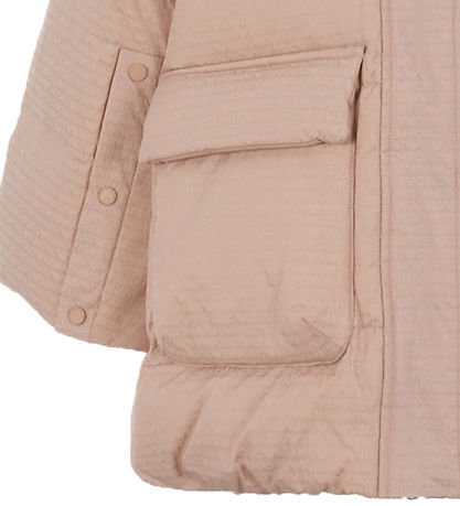 Emporio Armani Dunfrakke - Fawn m. Print