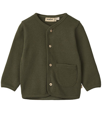 Wheat Cardigan - Sweat - Vaflet - Toto - Pine Needle Wheat Cardigan - Sweat - Vaflet - Toto - Pine Needle