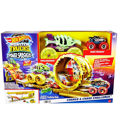 Hot Wheels Bilbane - Monster Trucks Charge & Chase Challenge Hot Wheels Bilbane - Monster Trucks Charge & Chase Challenge