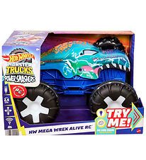 Hot Wheels Fjernstyret Bil m. Lys/Lyd - Monster Trucks - Mega Wr Hot Wheels Fjernstyret Bil m. Lys/Lyd - Monster Trucks - Mega Wr