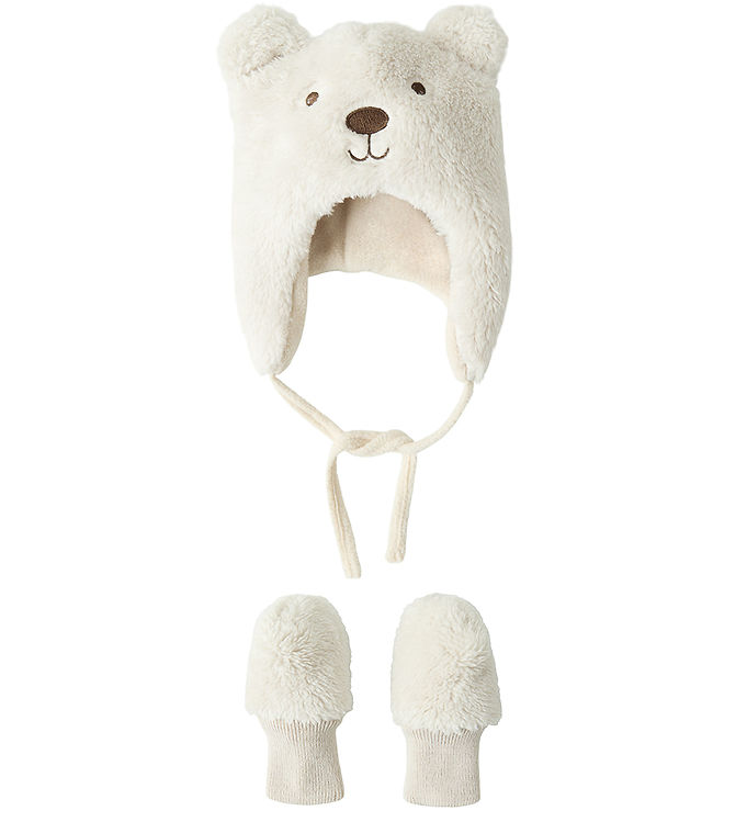 Name It Sæt - Hue/Luffer - Teddy - NbnMatuta - Rainy Day