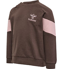Hummel Sweatshirt - HmlSelina - Chocolate Brown Hummel Sweatshirt - HmlSelina - Chocolate Brown