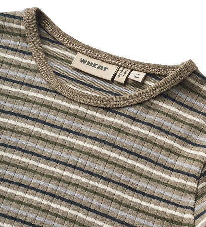 Wheat Bluse - Rib - Stig - Multi Stripe Wheat Bluse - Rib - Stig - Multi Stripe