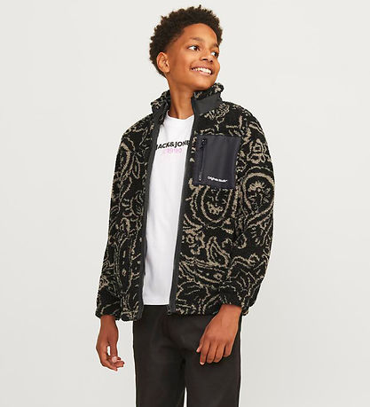 Jack & Jones Fleecejakke - JorVesterbro - Tap Shoe/Jacquard