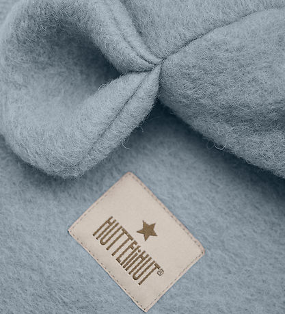 Huttelihut Balaclava - Wool - 2-layer - Quarry w. Ears