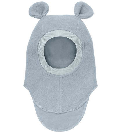 Huttelihut Balaclava - Wool - 2-layer - Quarry w. Ears