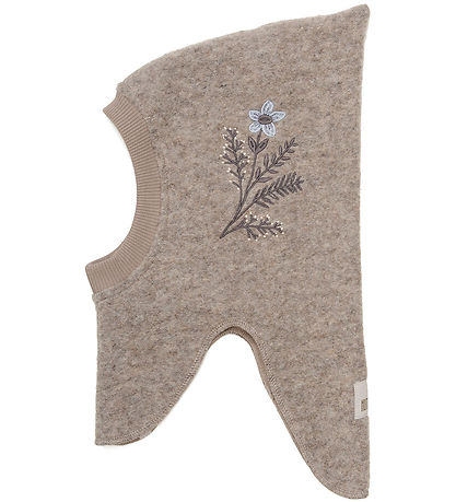 Huttelihut Balaclava - Wool - 2-layer - Camel Melange