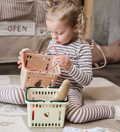 OYOY Kurv - Yummy Shopping Basket - Coral