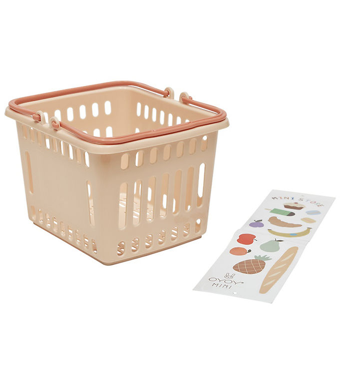 OYOY Kurv - Yummy Shopping Basket - Coral