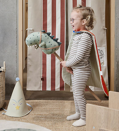 OYOY Käpphäst - Theo Hobby Dinosaur - Grön