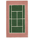 OYOY Tæppe - Tennis Tæppe - 150x88 cm - Grøn/Rose OYOY Tæppe - Tennis Tæppe - 150x88 cm - Grøn/Rose