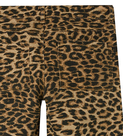 Name It Bukser - Twill - NkfRose - Silver Mink/Leopard