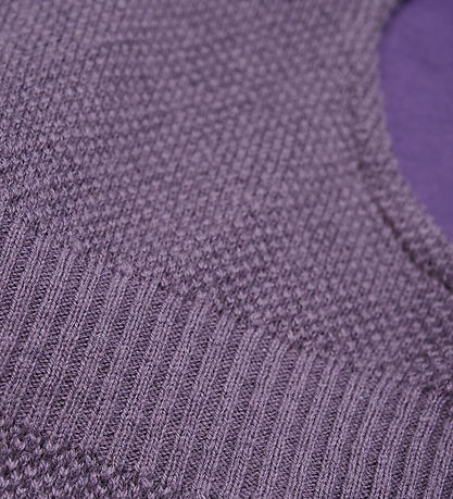 Minymo Elefanthue - Uld/Bomuld - 2-lags - Purple Sage