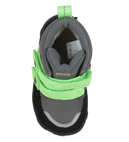 Affenzahn Vinterstøvler - Tex - Comfy - Grå/Neongrøn Affenzahn Vinterstøvler - Tex - Comfy - Grå/Neongrøn