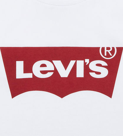 Levis T-shirt - Hvid/Rød m. Logo