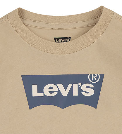 Levis Bluse - Safari/Navy m. Logo Levis Bluse - Safari/Navy m. Logo