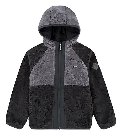 Levis Fleecejakke - Pirate Black/Grå Levis Fleecejakke - Pirate Black/Grå