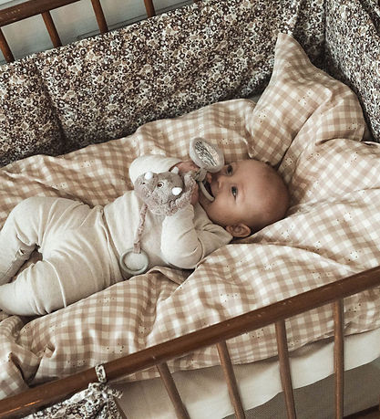 That's Mine Sengetøj - Junior - Levi - Stardust Check Beige