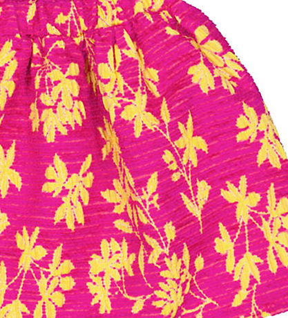 Christina Rohde Nederdel - Pink m. Gule Blade Christina Rohde Nederdel - Pink m. Gule Blade